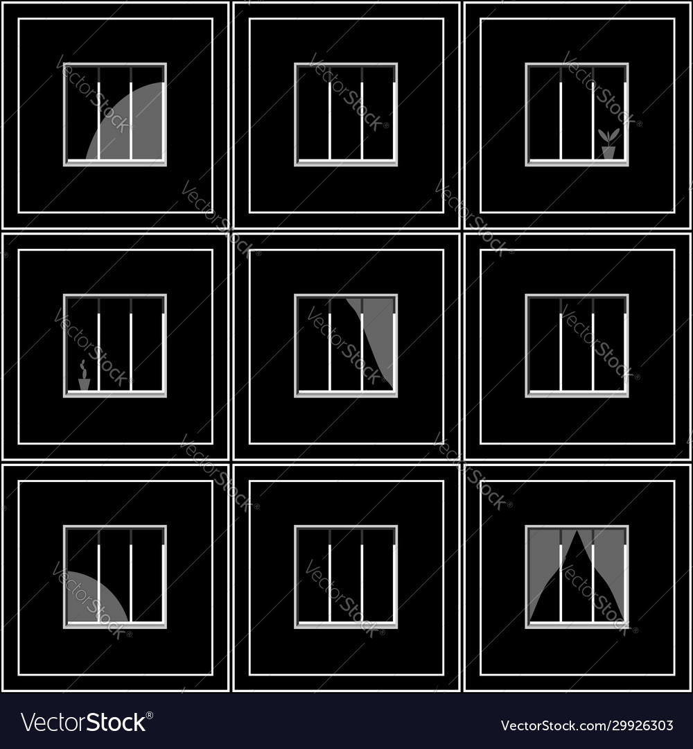 Seamless architectural pattern vector image Seamless architectural pattern