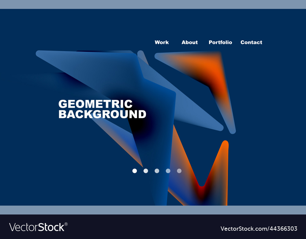Shards shape composition abstract background web