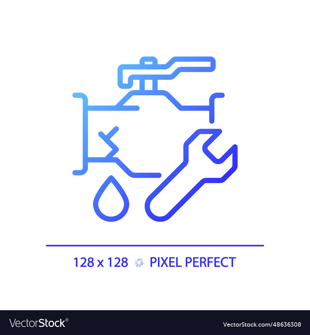2d simple thin linear blue gradient pipeline vector image 2d simple thin linear blue gradient pipeline