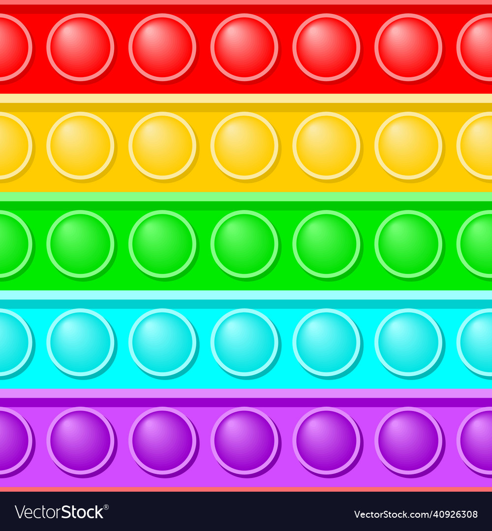 Pop it fidget toy seamless pattern