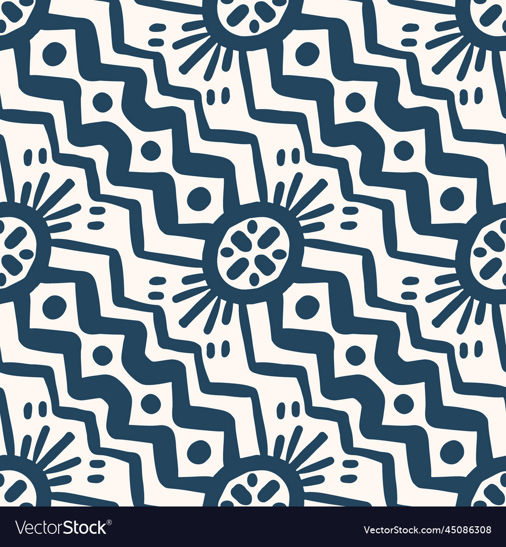 Seamless pattern with monochrome abstract vector image Seamless pattern with monochrome abstract