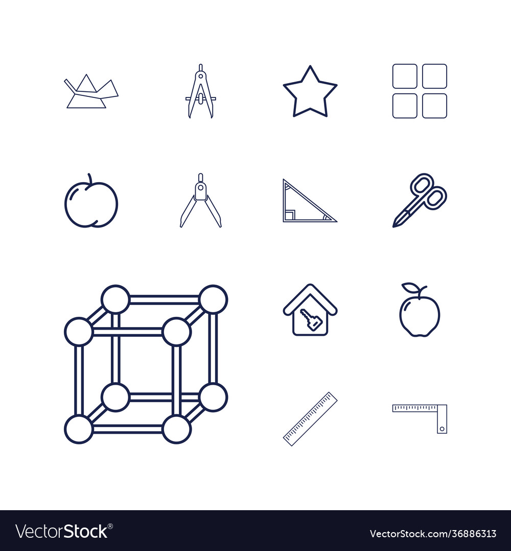 13 geometric icons