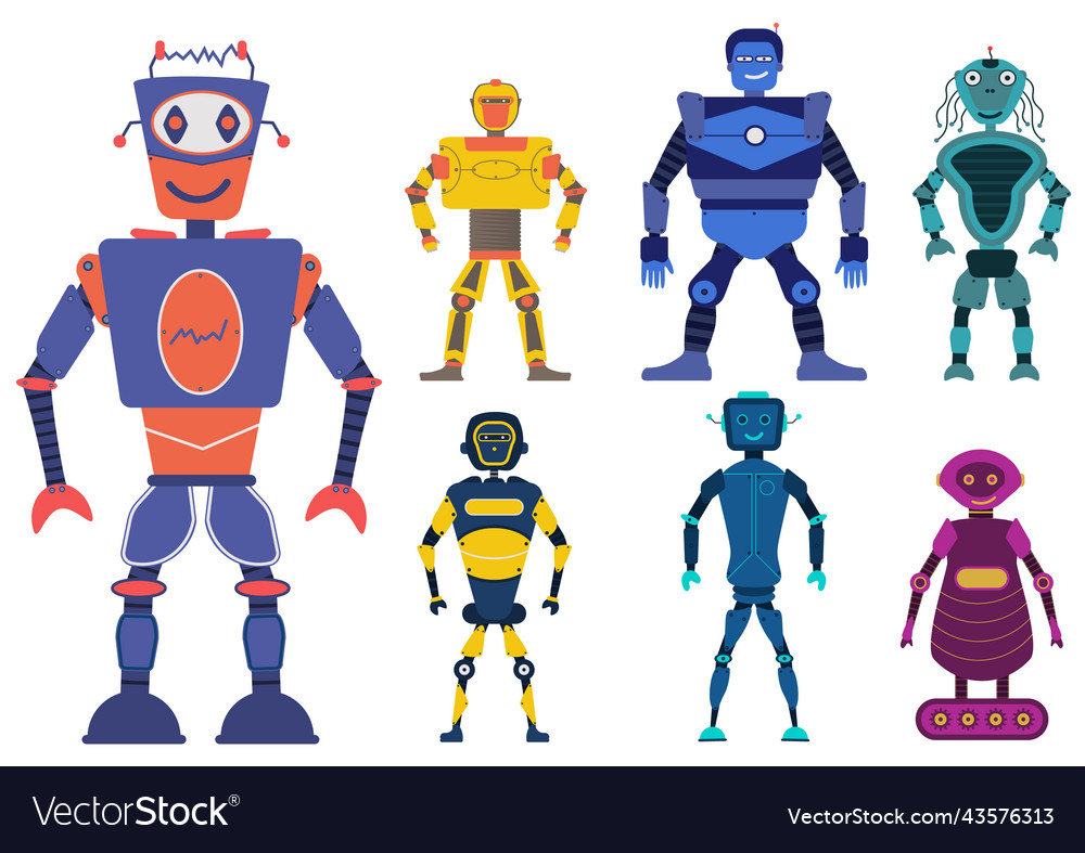 A robot characters transformer toys set technology
