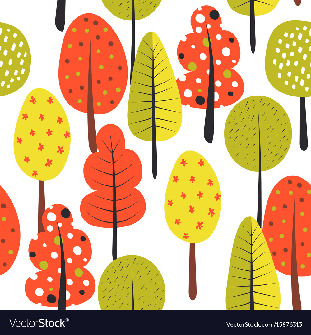 Autumn Tree Pattern
