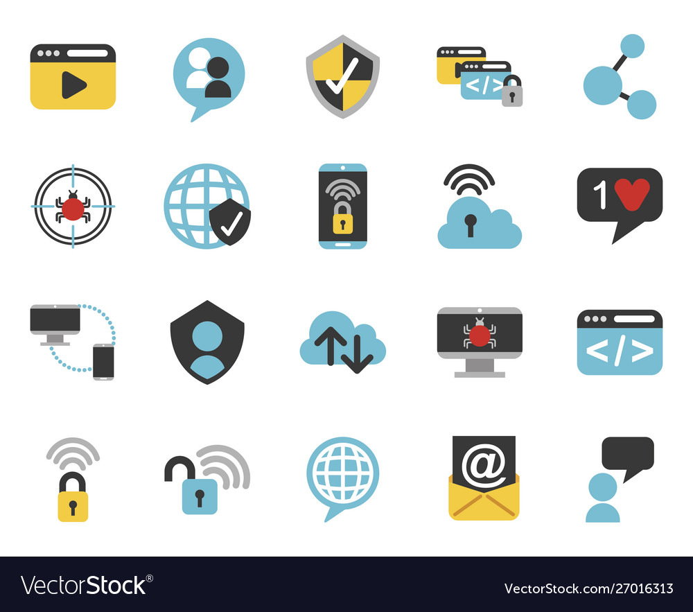 Bundle data center set icons