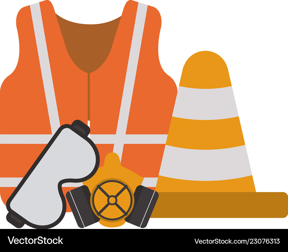 Construction equipment and tools Royalty Free Vector Image