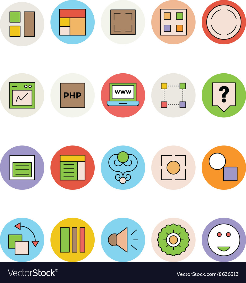 Design and development icons 8