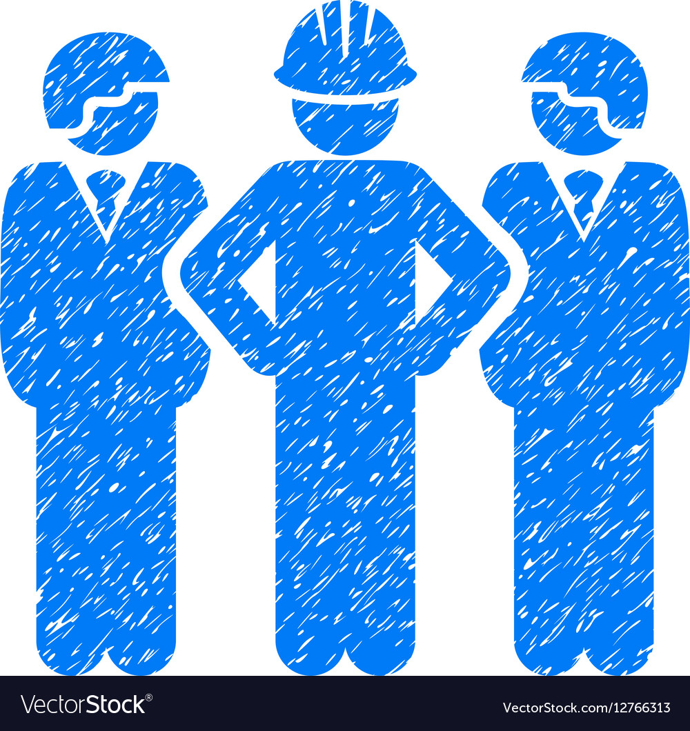 Developer Team Grainy Texture Icon Royalty Free Vector Image