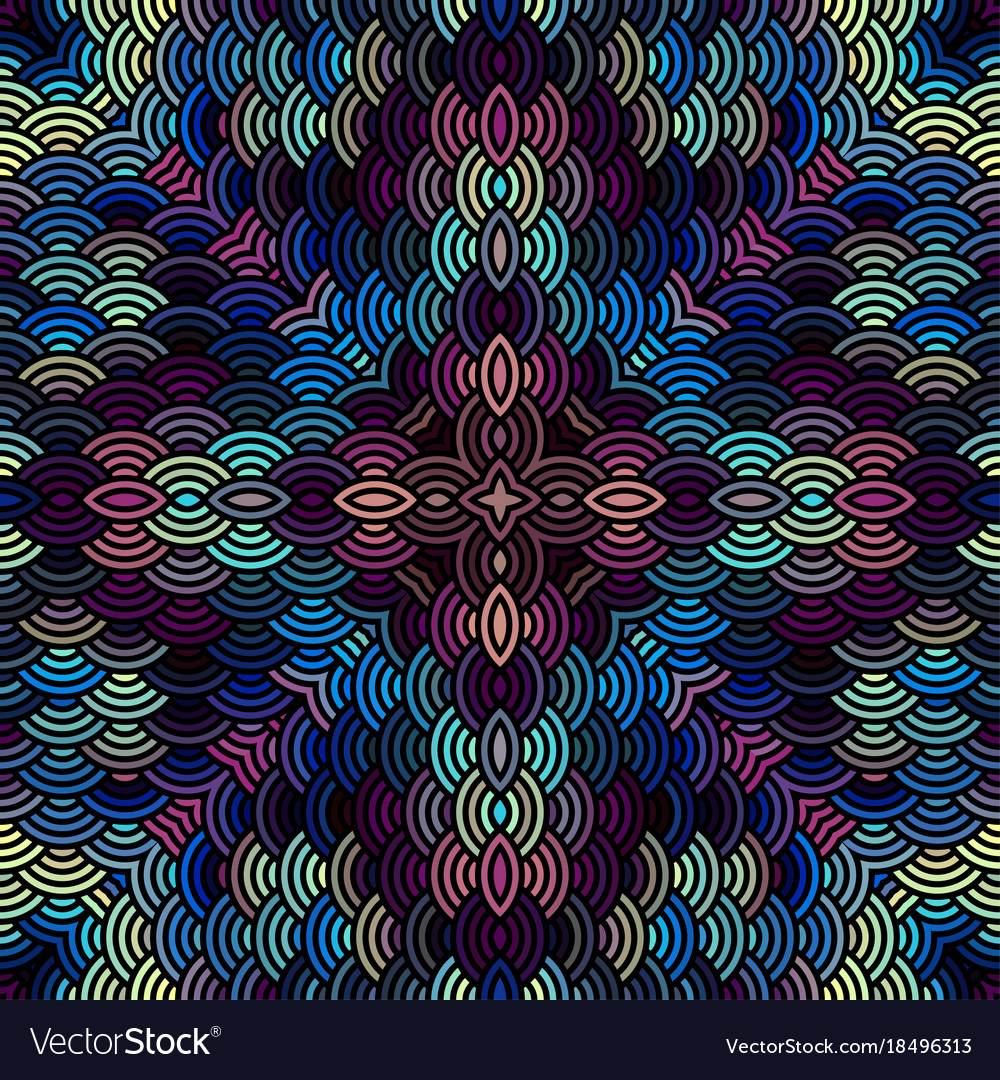 Geometric abstract pattern
