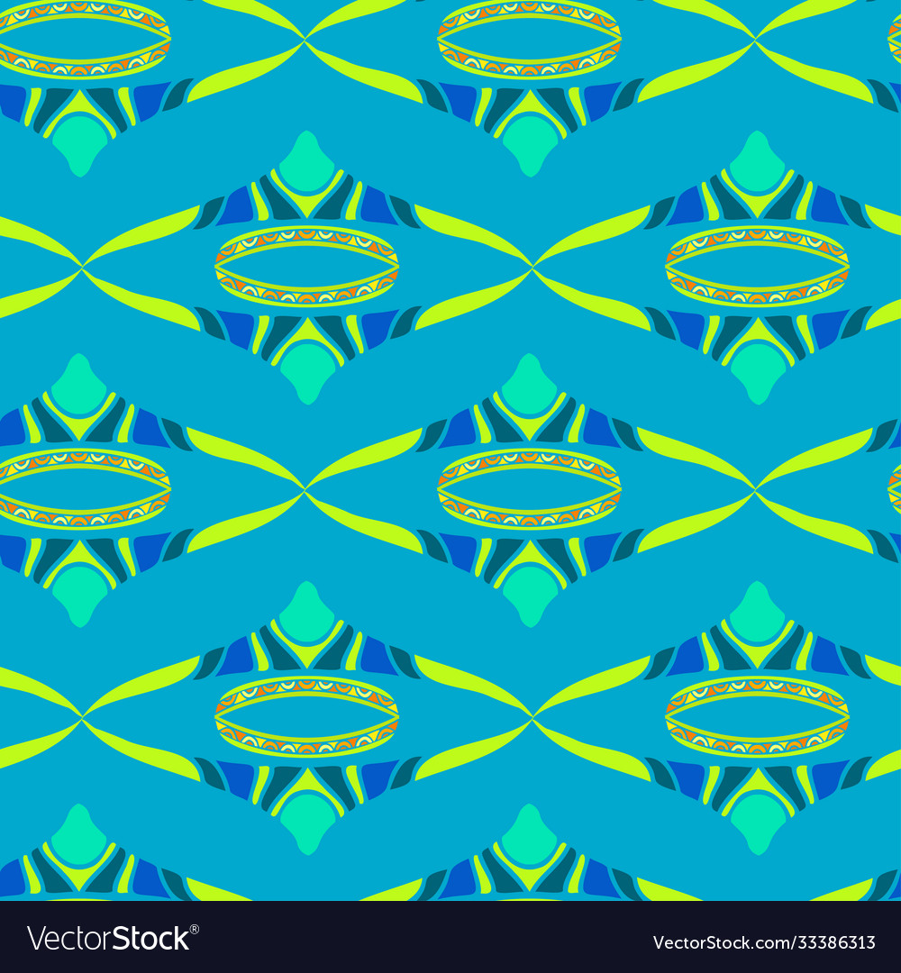 Seamless pattern with abstract geometric