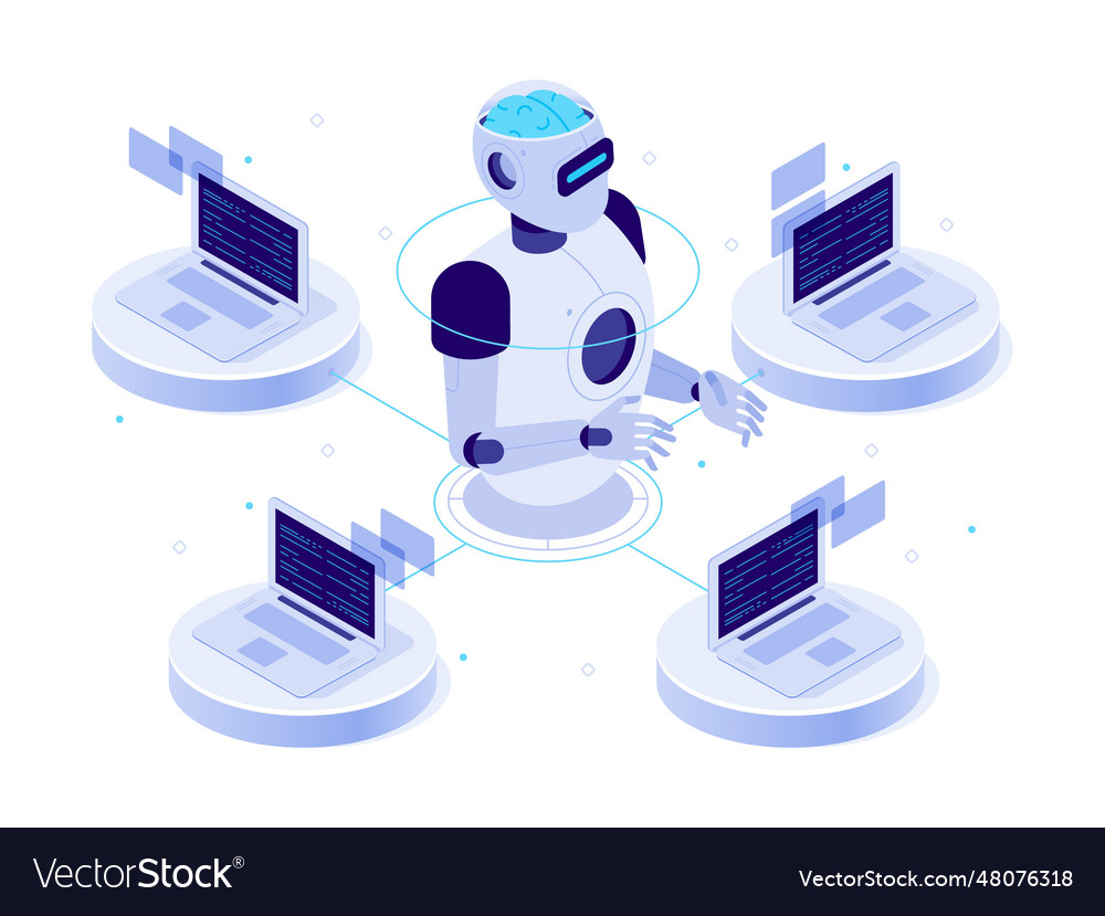 Artificial intelligence network virtual ai bot