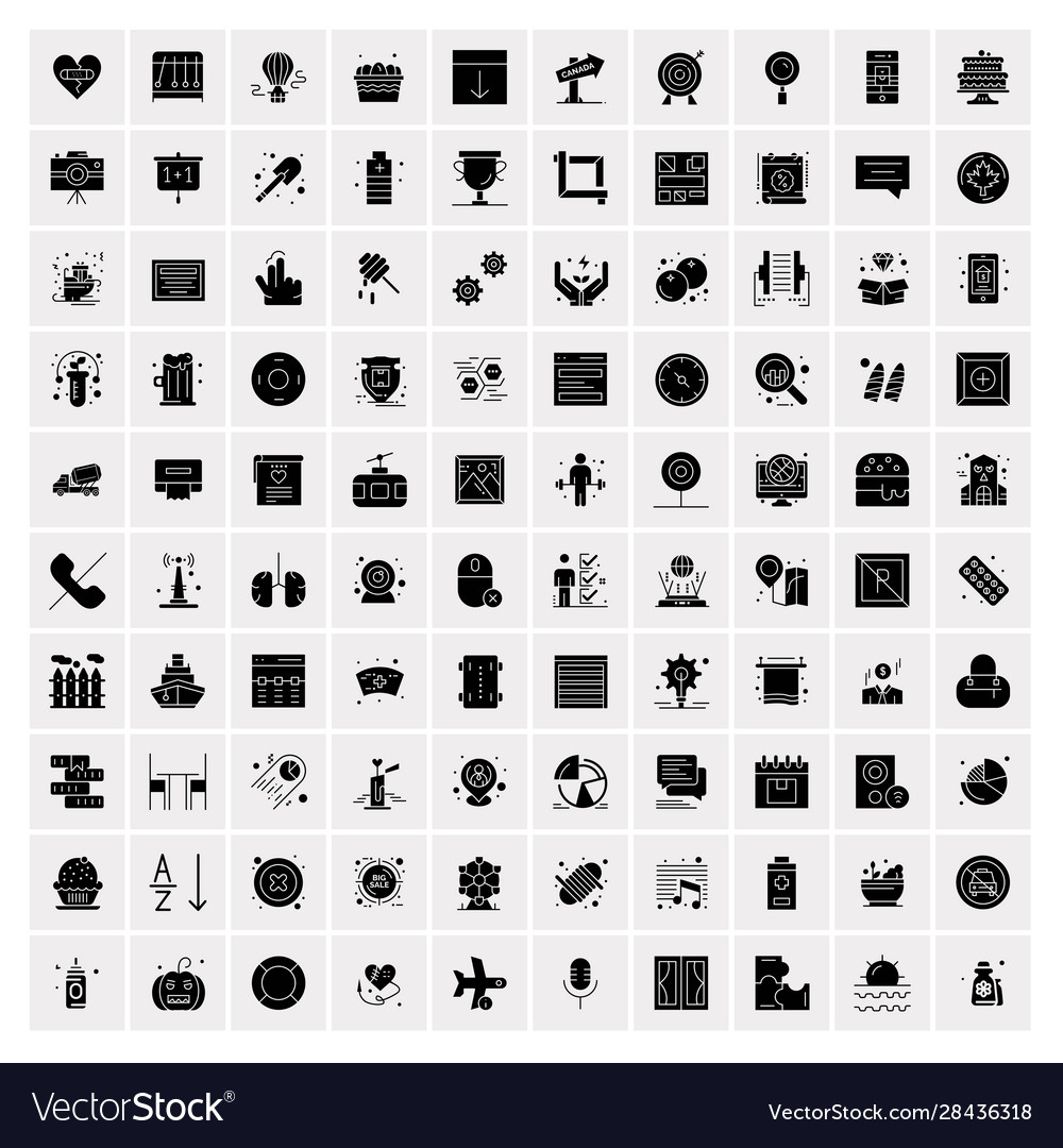 Business Icon Set - 100 Icons