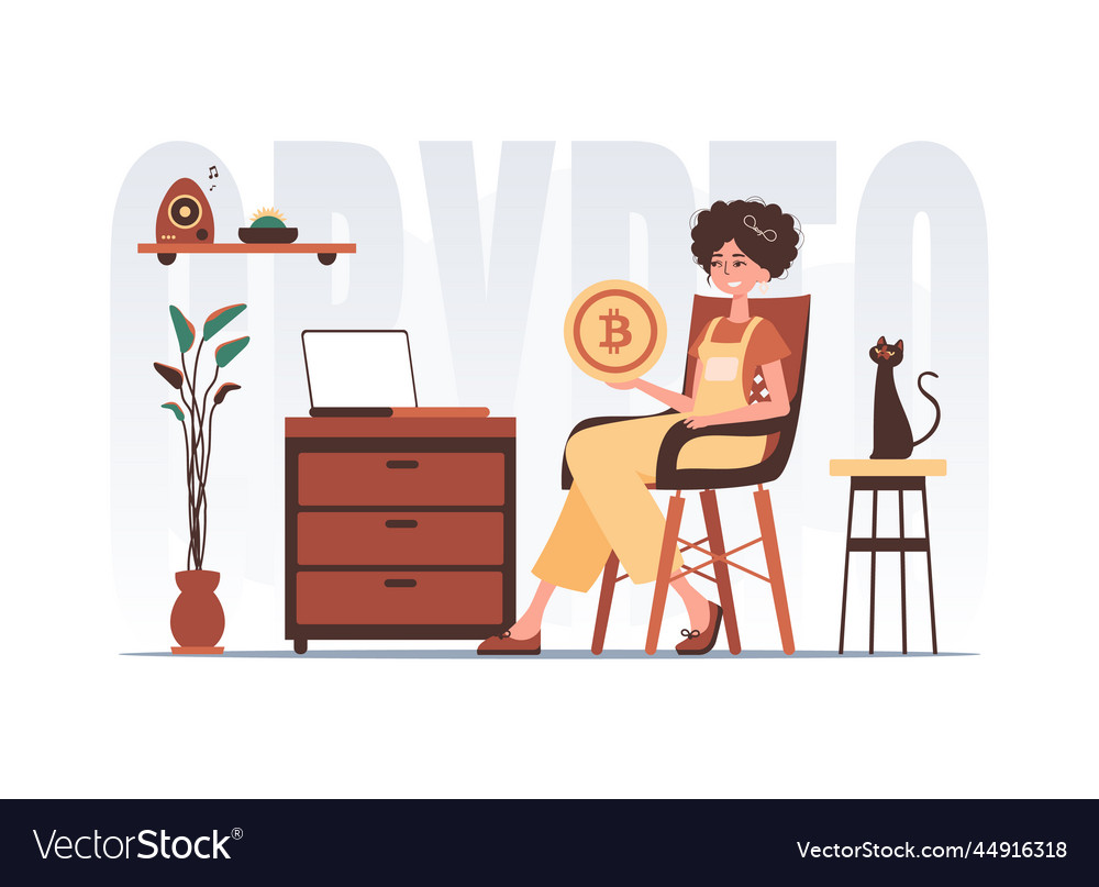 Concept of mining and extraction bitcoin Vector Image Concept of mining and extraction bitcoin