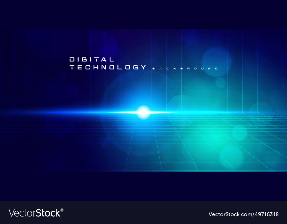 Digital technology internet network speed connect vector image Digital technology internet network speed connect