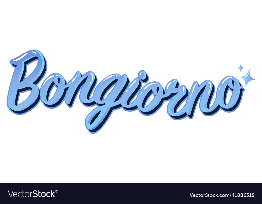 Schriftdesign für bongiorno