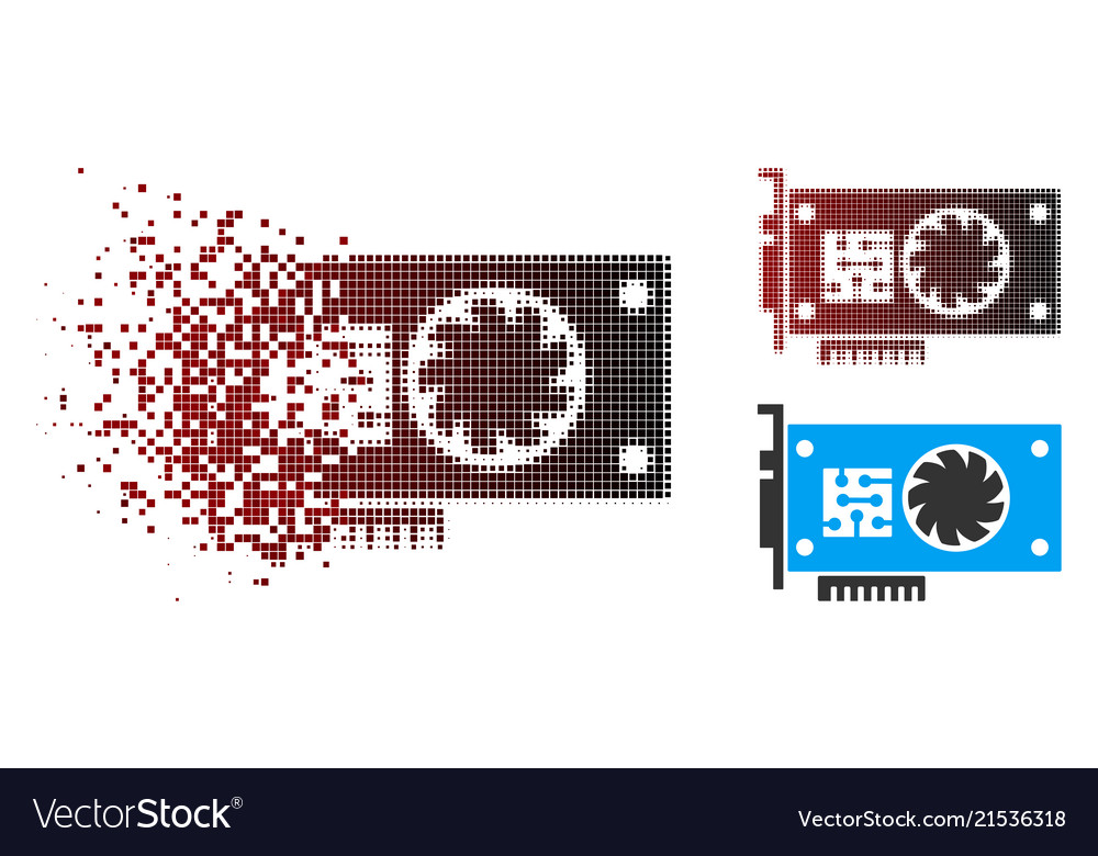 Pixel Dissolution GPU Icon