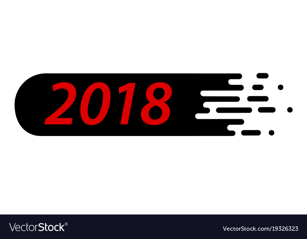 2018 speed lines set isolated on white motion