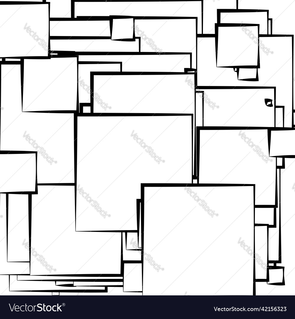 Abstract overlapping squares pattern