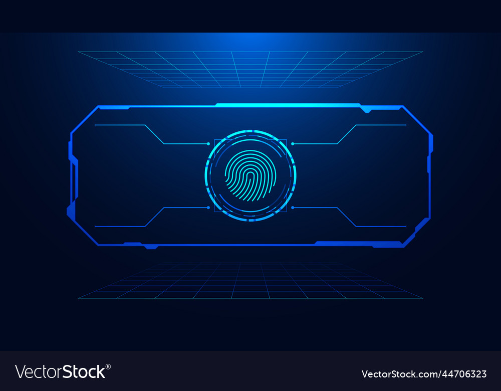 Abstract square interface modern background vector image Abstract square interface modern background