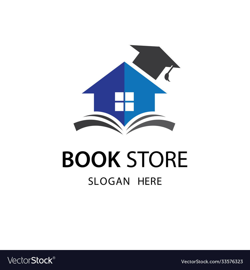 Book store logo template