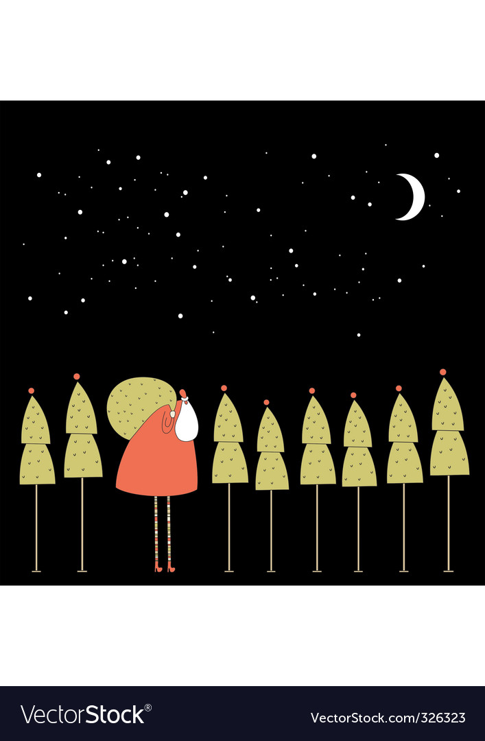 Cute Santa Illustration