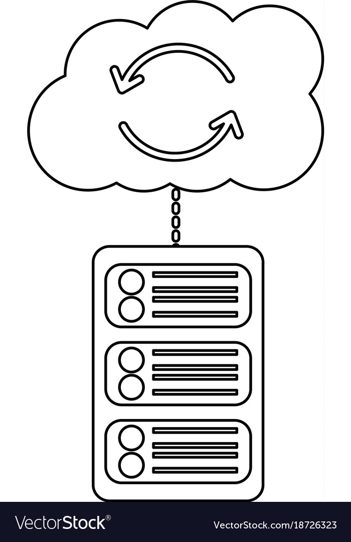 Data base server cloud connection hosting info