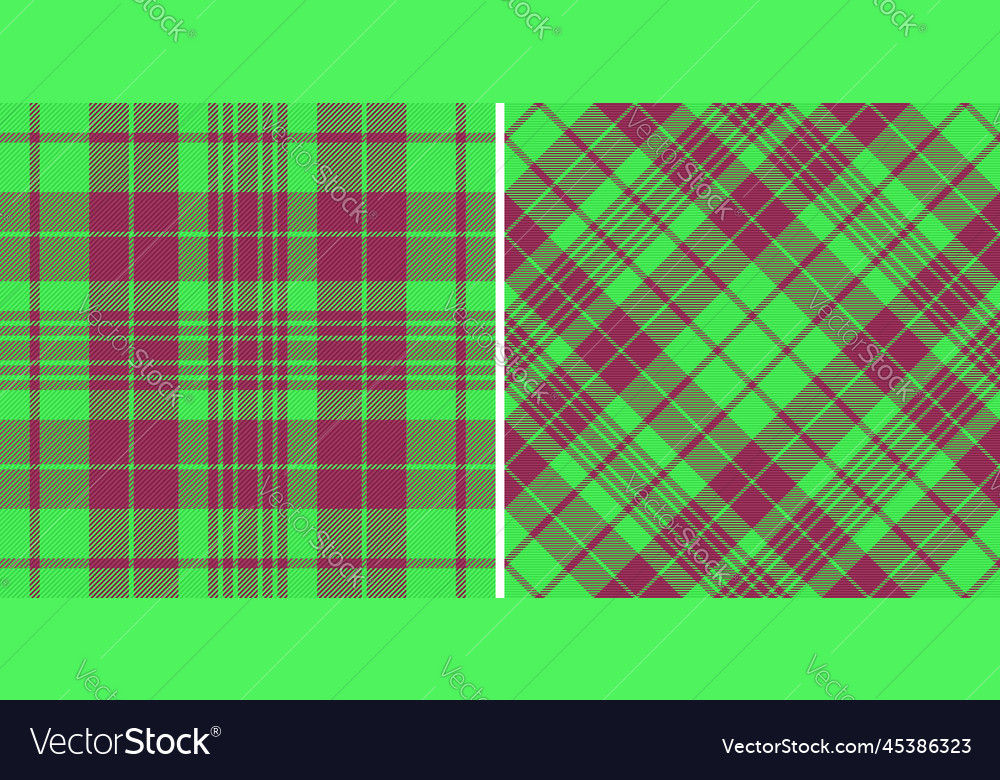 Fabric check pattern plaid texture background vector image Fabric check pattern plaid texture background