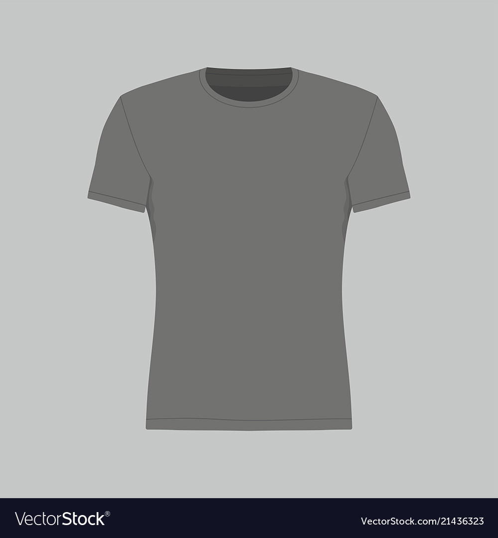 Mens black t-shirt Royalty Free Vector Image - VectorStock