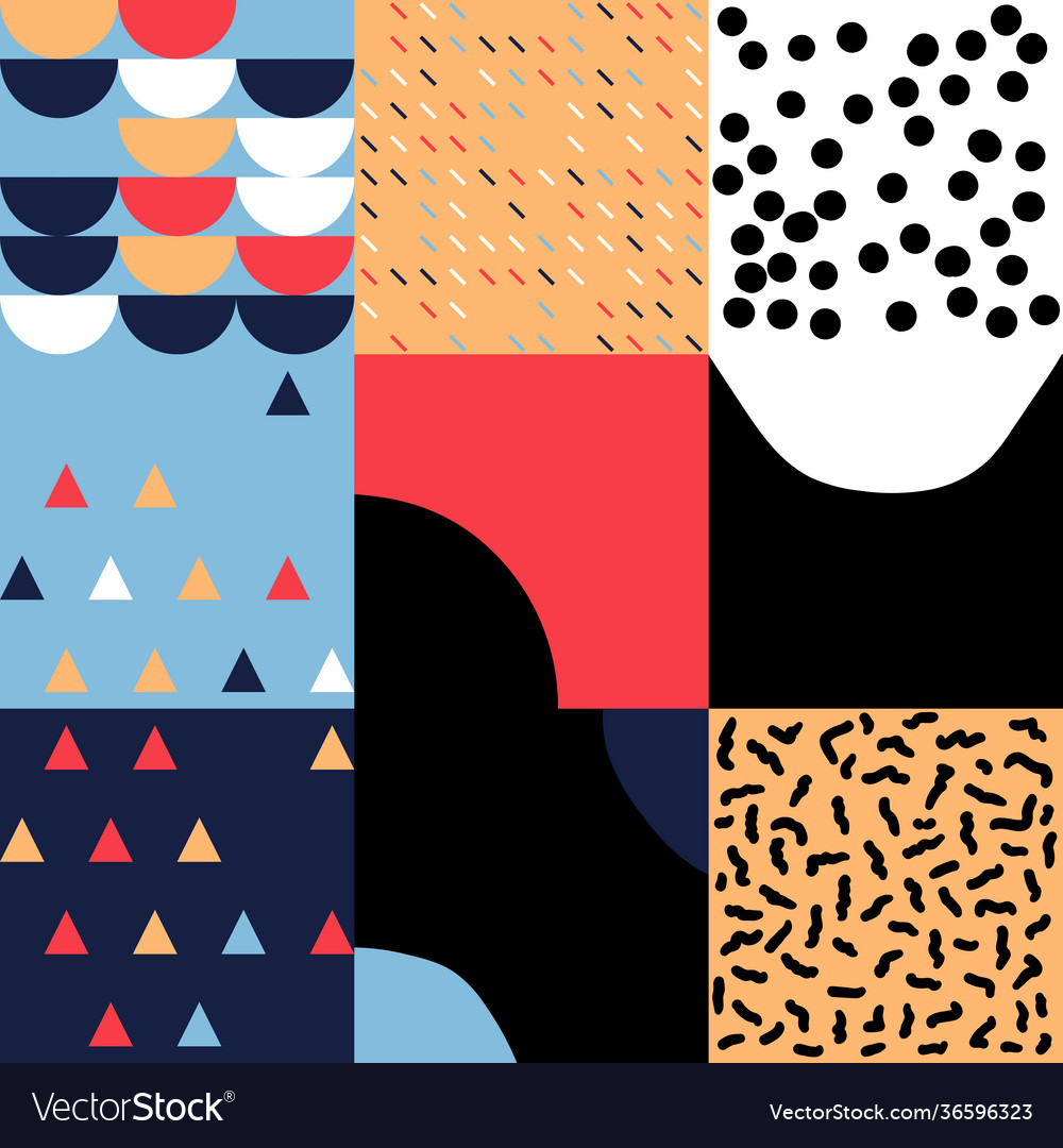 Minimal geometric pattern design