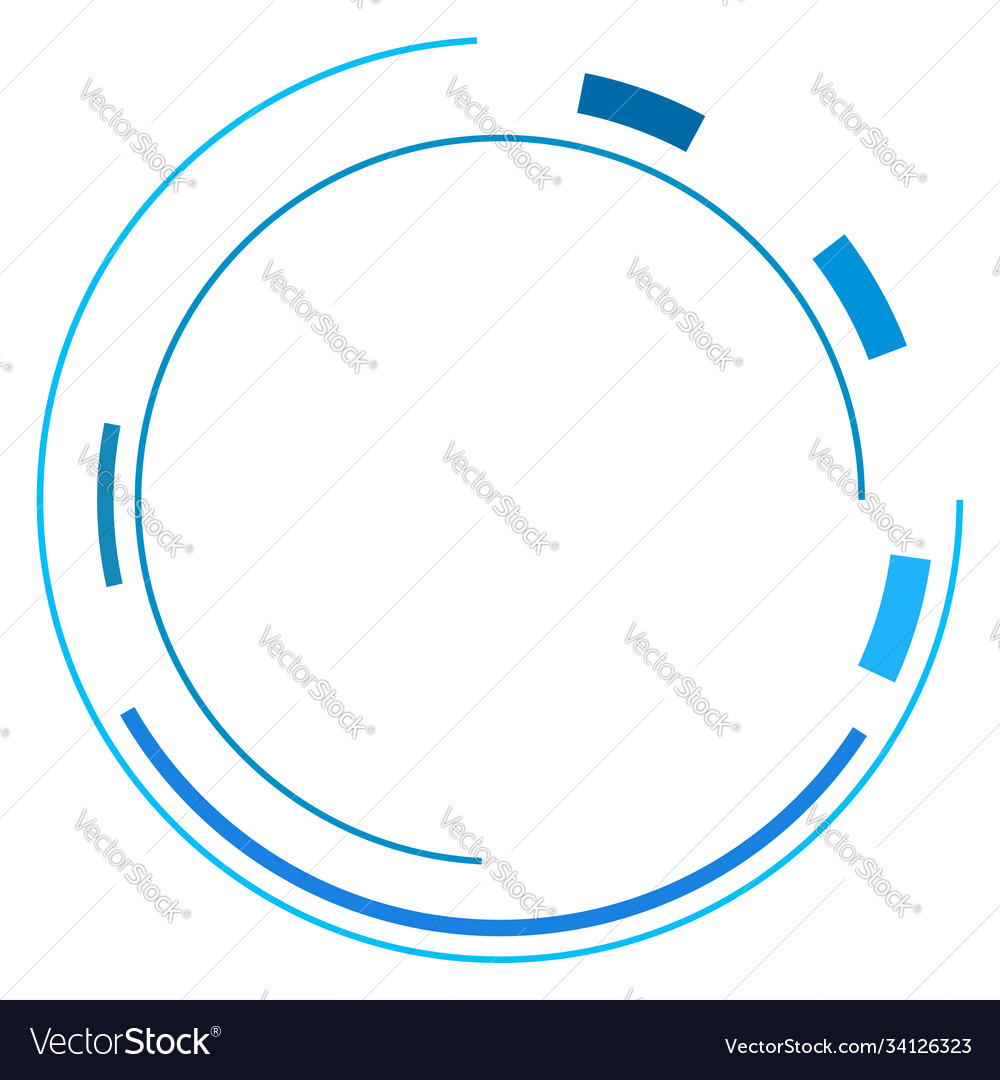 Sci-fi concentric geometric ring circle ui gui Vector Image Sci-fi concentric geometric ring circle ui gui