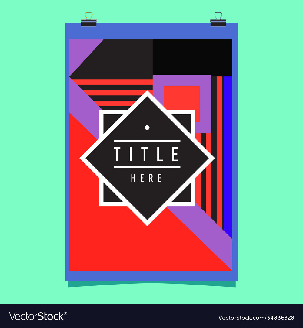 Abstract colorful geometric pattern background