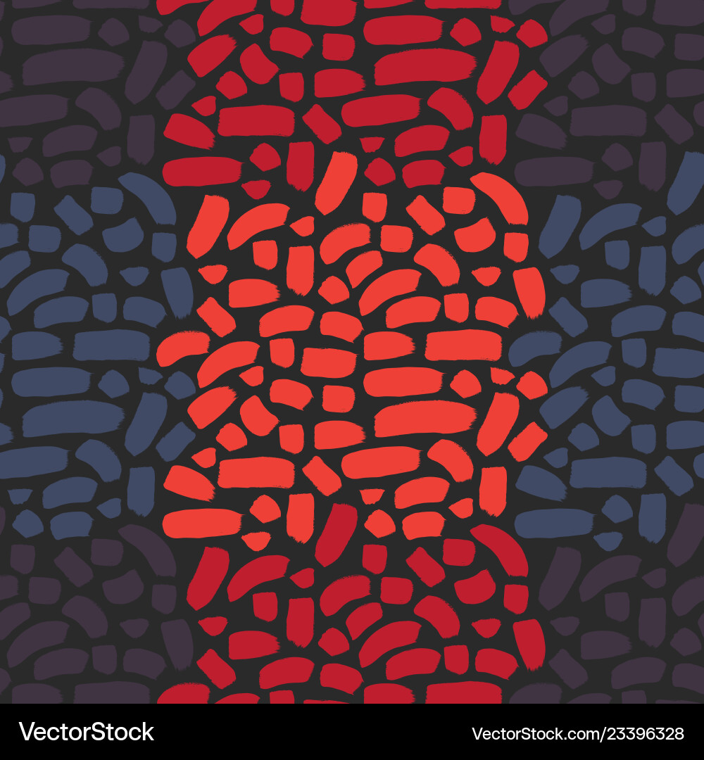 Brush strokes seamless pattern Royalty Free Vector Image