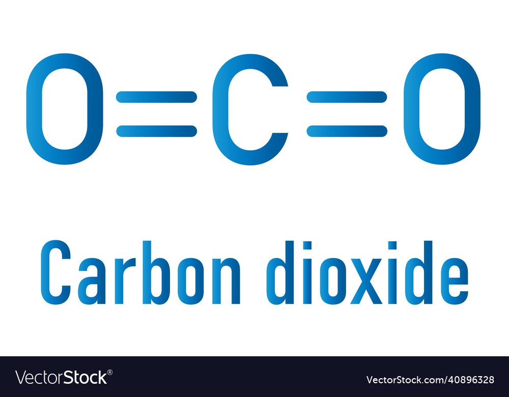 Carbon dioxide co2 molecule