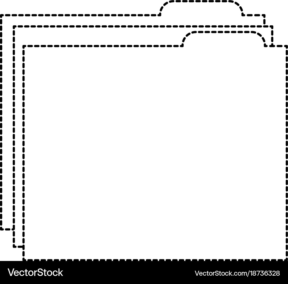 File folder icon image Royalty Free Vector Image