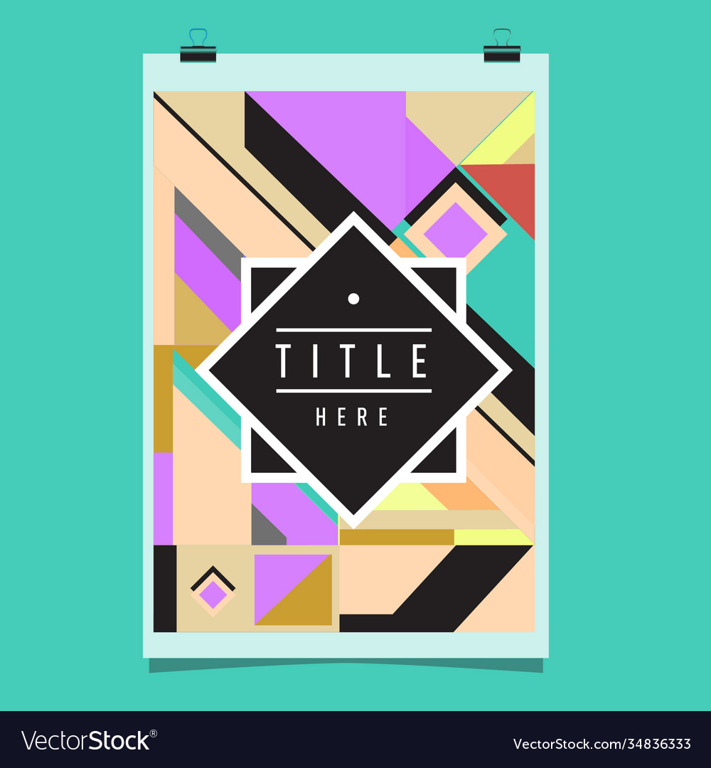 Abstract colorful geometric pattern background