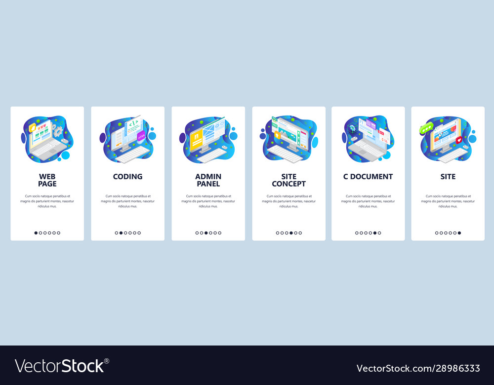 Admin Panel & Web Development Icons