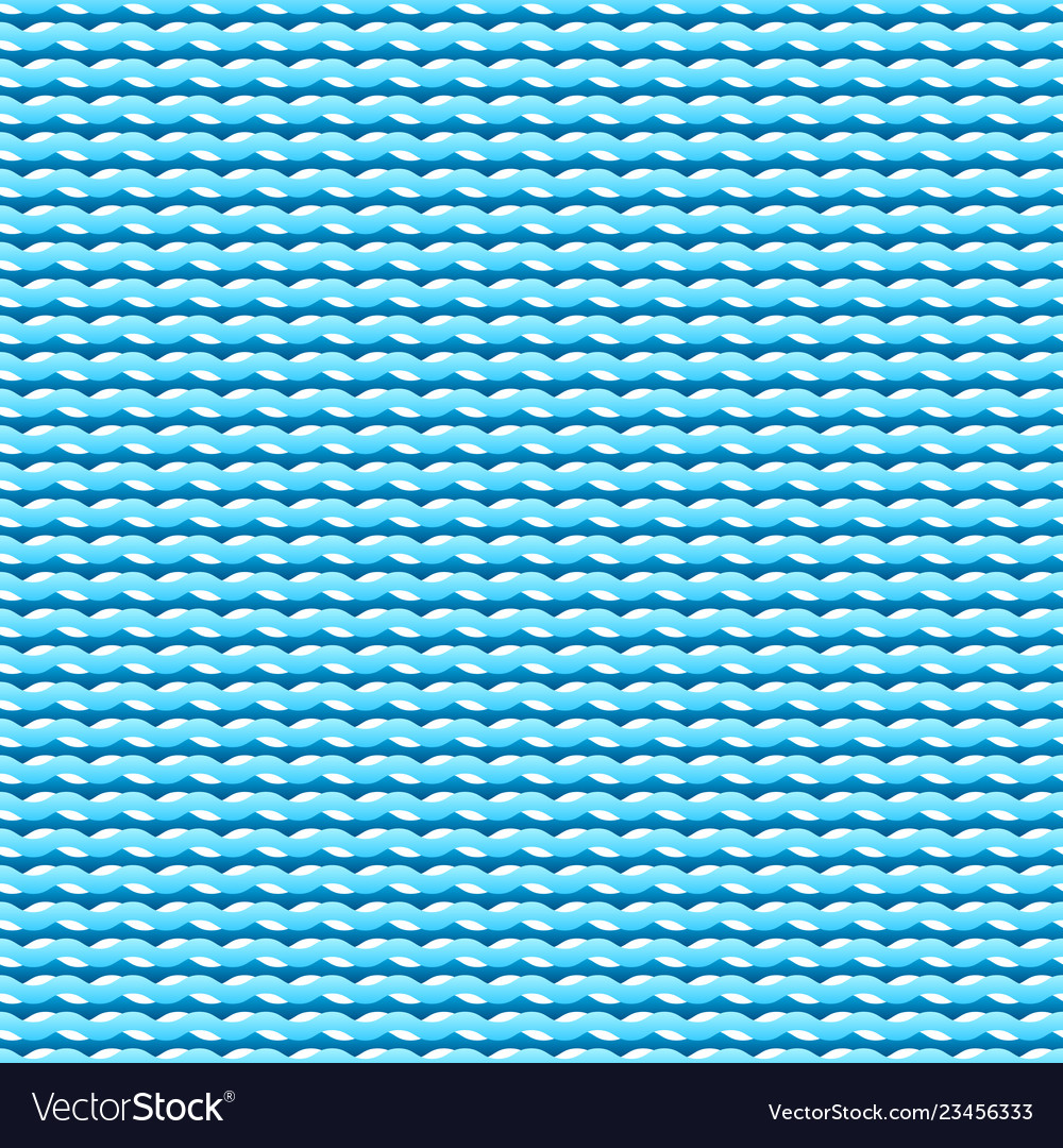 Blue water waves seamless texture or pattern