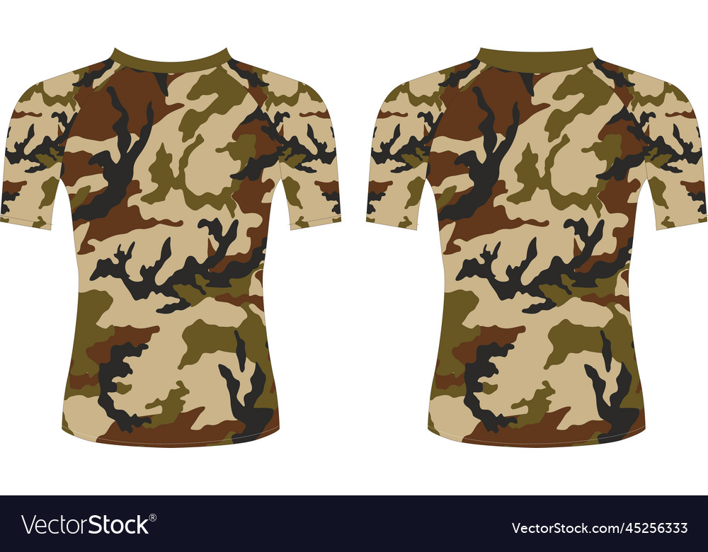 Compression rash guard design template vector image Compression rash guard design template