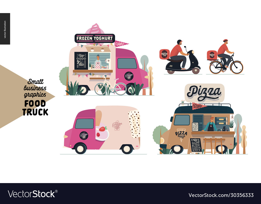 Food trucks - small business graphics