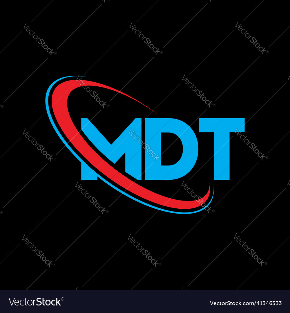 MDT Initial Monogram Logo