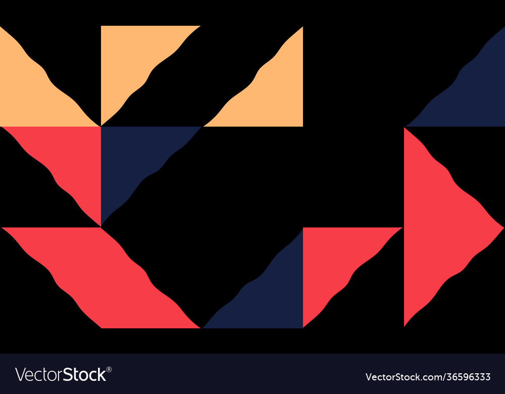 Minimal geometric pattern design vector image Minimal geometric pattern design