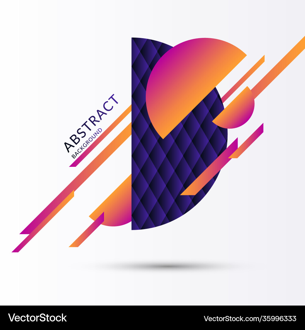 Modern background with abstract elements Vector Image