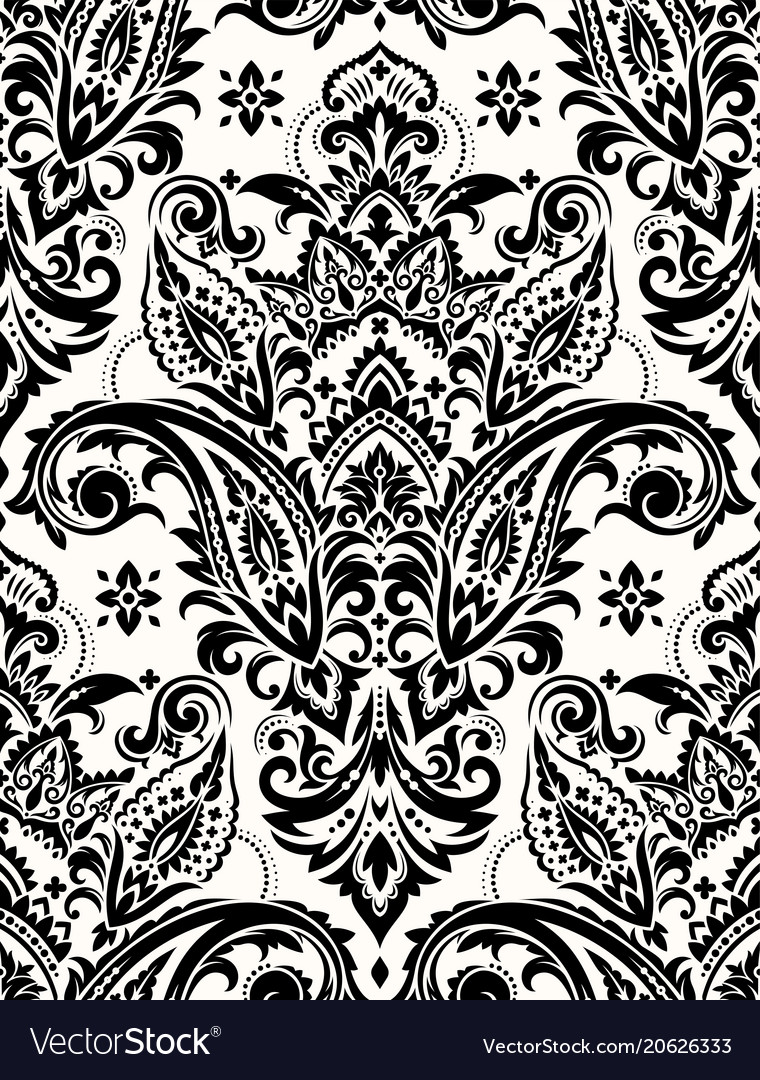 Seamless Paisley Pattern Royalty Free Vector Image