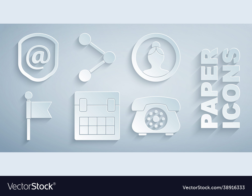 Set calendar create account screen location vector image Set calendar create account screen location