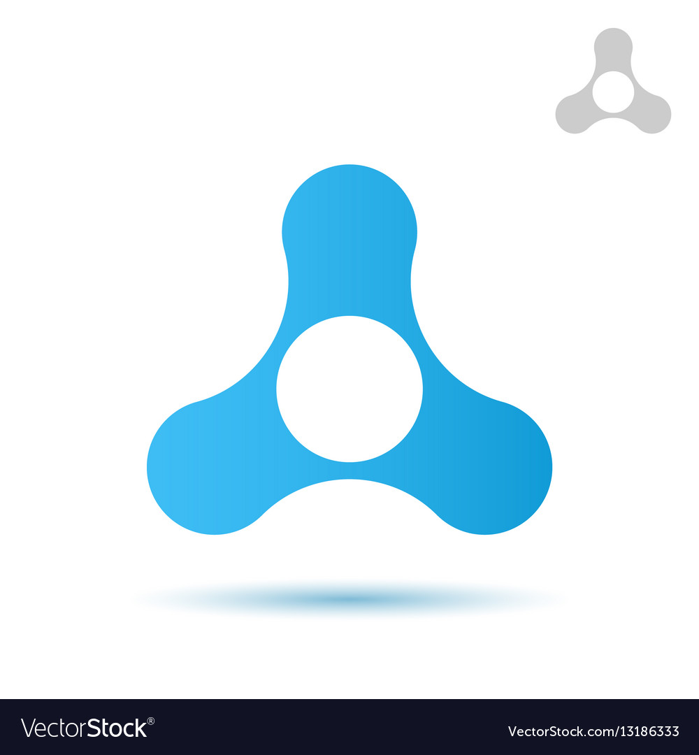 Smooth triangle abstract shape