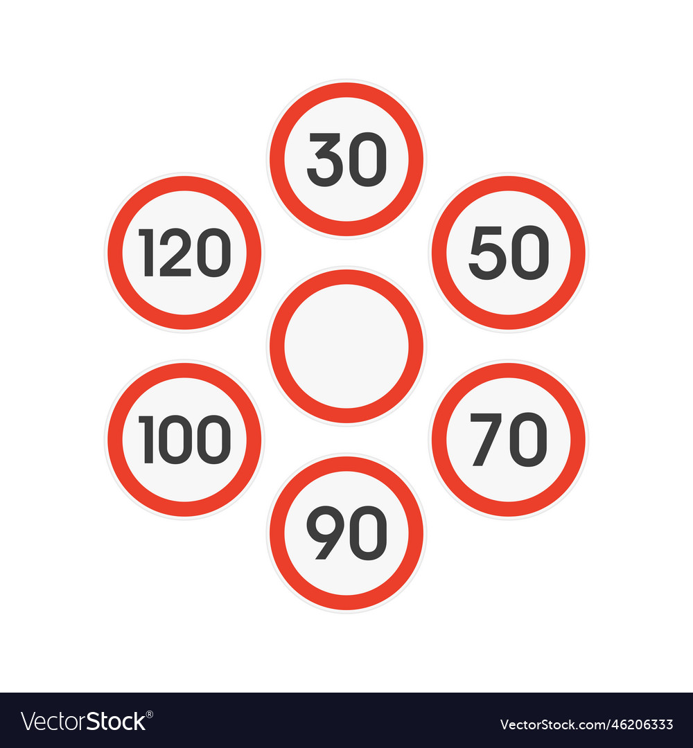 Traffic Signs Speed Limit Royalty Free Vector Image traffic-signs-speed-limit-royalty-free-vector-image