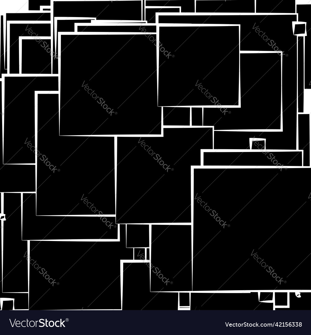 Abstract overlapping squares pattern