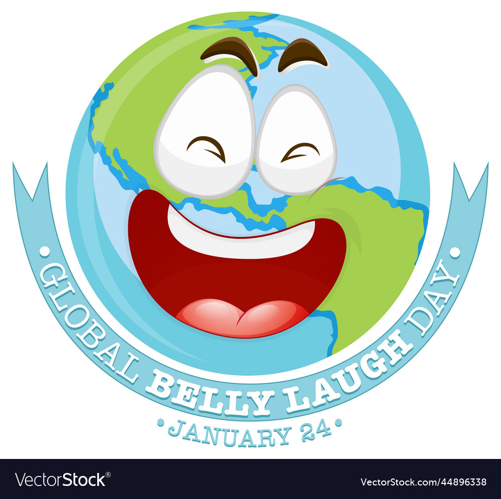 Global belly laugh day logo banner