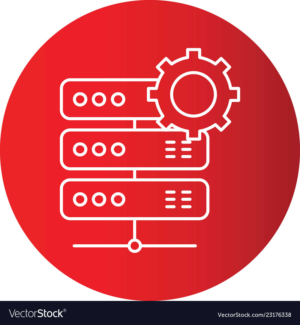 Gradient line circle perfect icon or pigtogram