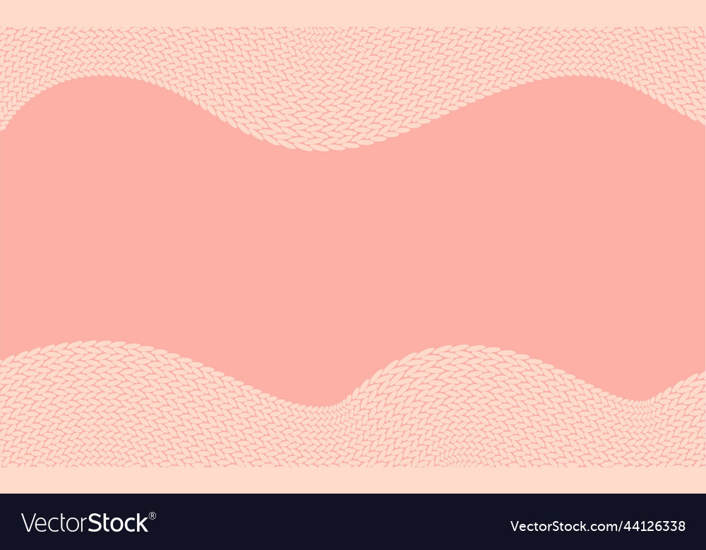 Knitted pattern on the edges backdrop